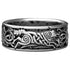 Bague Loup Homme Acier
